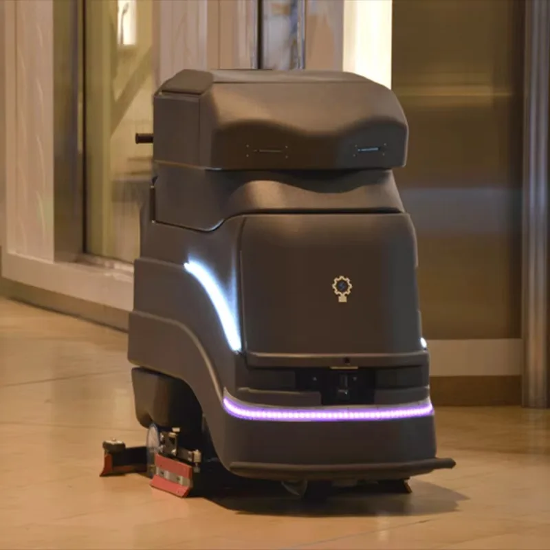 Outdoor Sweeper Robot Commercial Industrial Unmanned Robotic Street Floor Sweeper Cleaning Robot