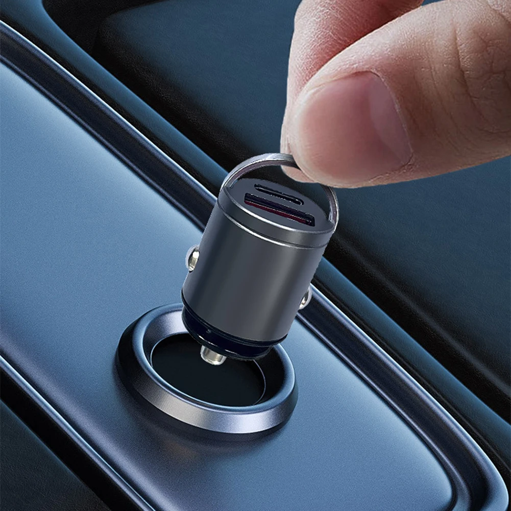 Car USB Power Adapter with 100W Output and Concealed Mount Design for Low-Profile Integration Diverse Vehicle Models