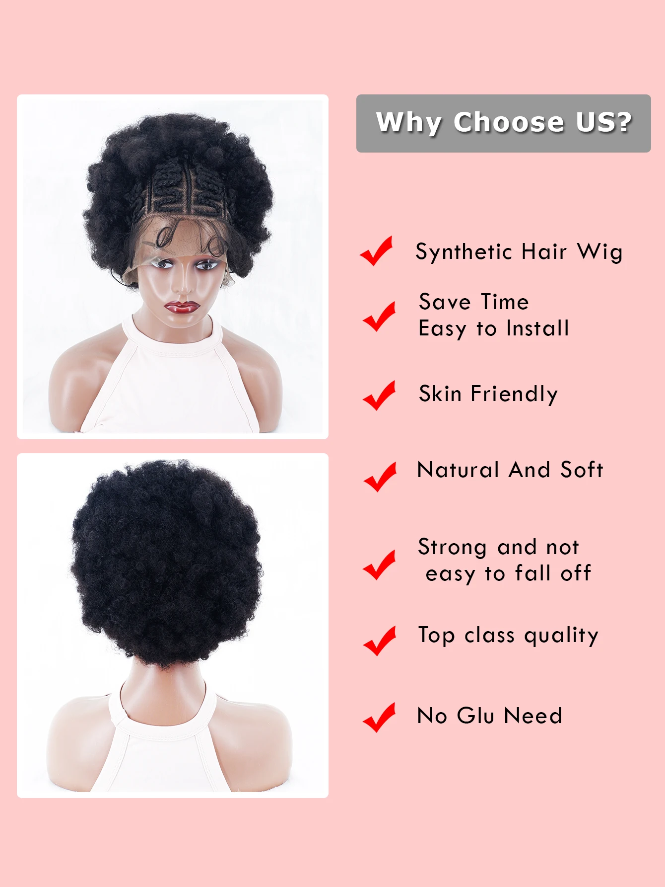 Afro verworrene lockige synthetische Haar perücke mit Babyhaar natürliche kurze Bob perücken für schwarze Frauen vordere Spitzen perücken geflochtene Perücke