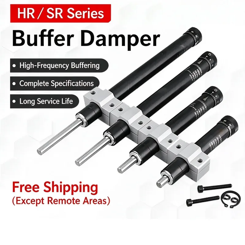 SR/HR15/30/60/80/100 type Precision steady speed control buffers Pneumatic Hydraulic Shock Absorber adjustable