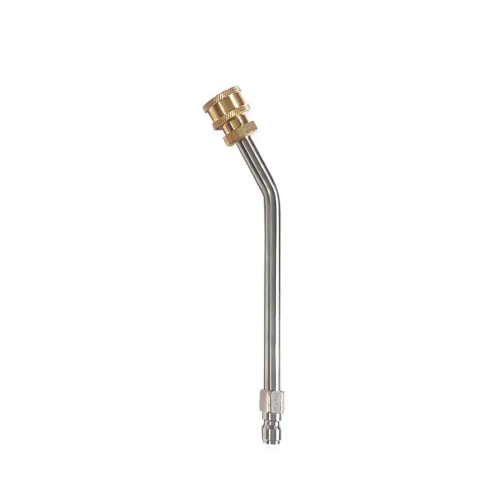 1Pcs 4000PSI Pressure Washer Extension Wand 1/4 Quick Connect Stainless Steel Brass High Pressure Washer Lance Brass Fittings