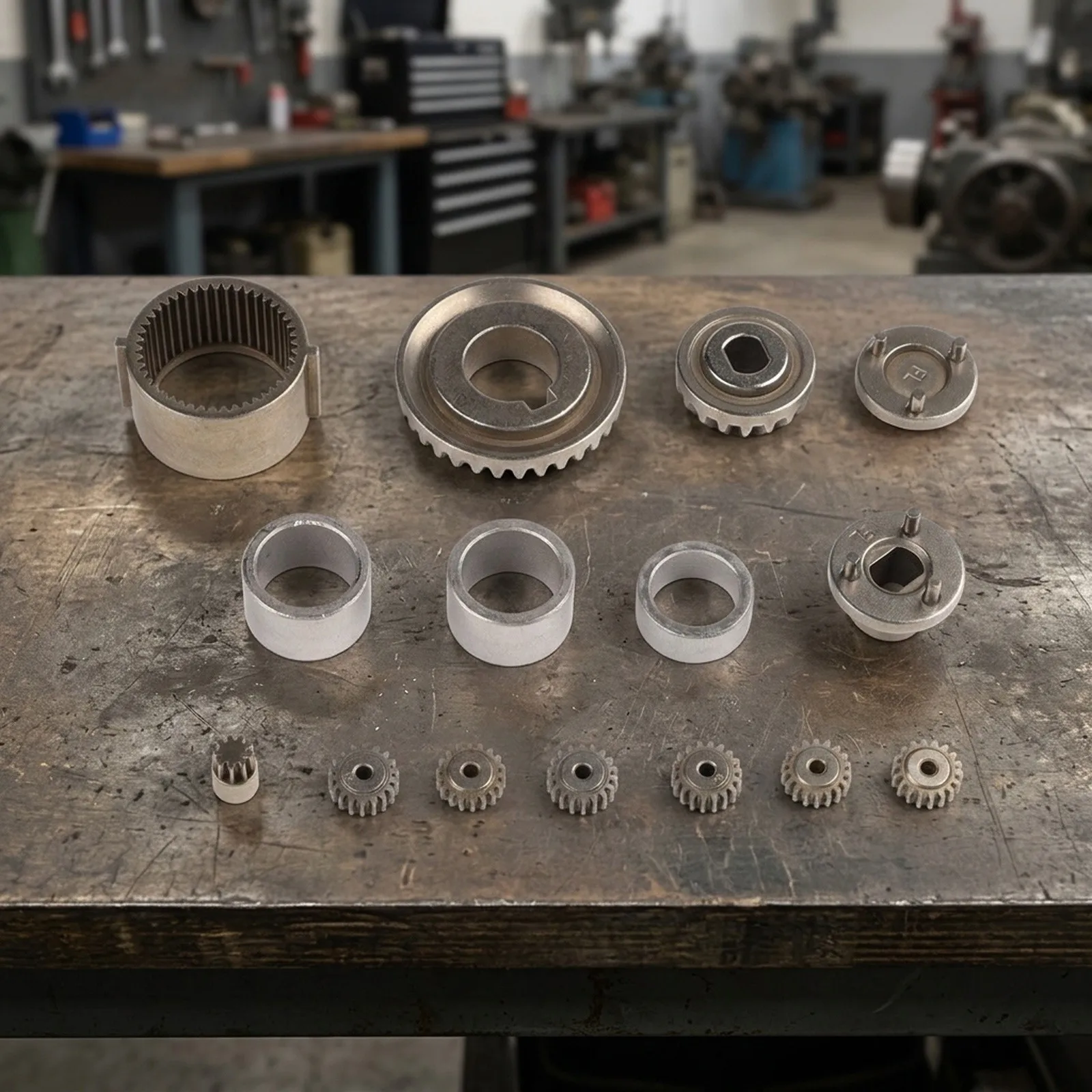 FOR For mini Cultivator Compatible Gear Set Replacement with 18T and 33T Steel Gears Optimized for Small Rotary Tillers