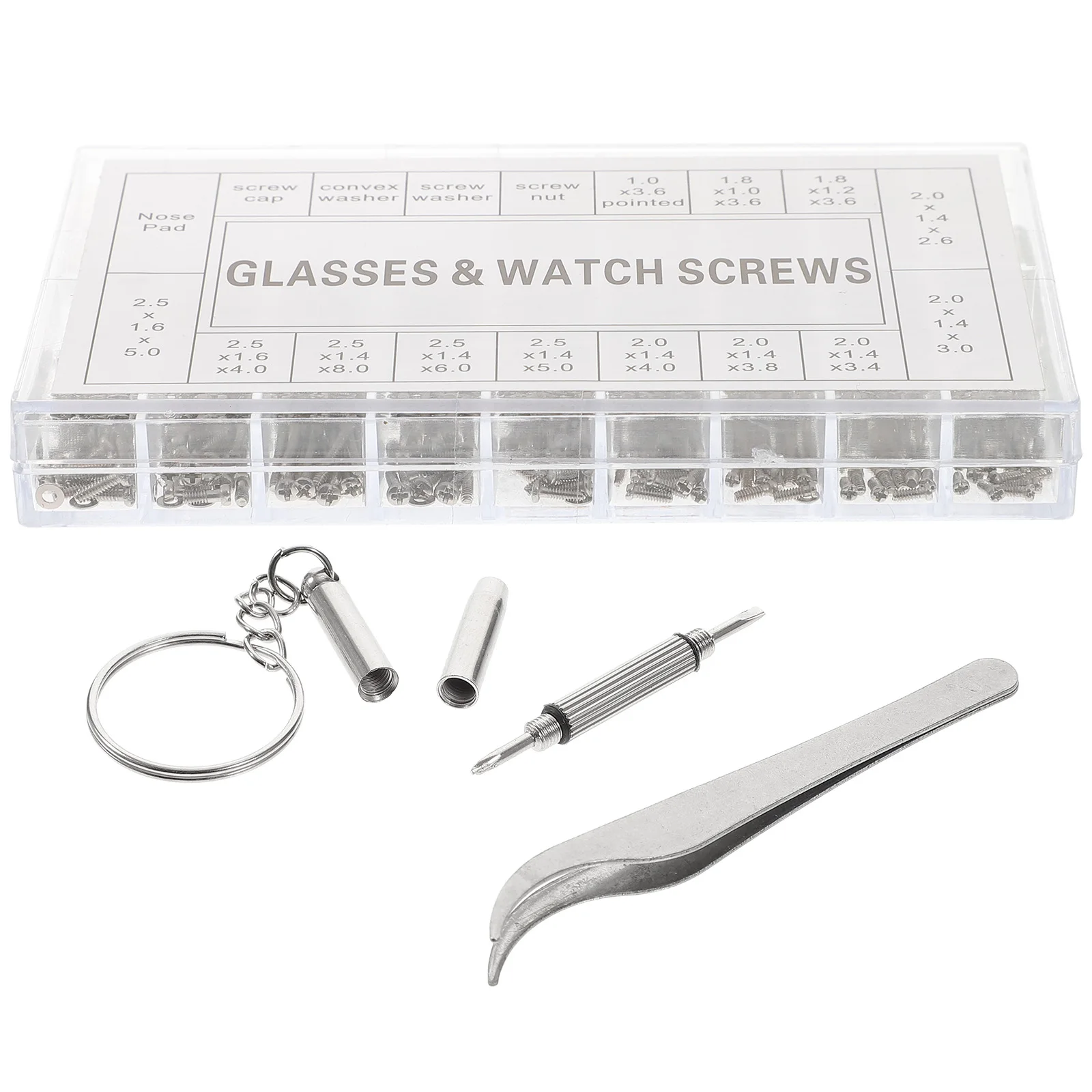 

Glasses Repair Alloy Screwdriver Eyeglass Nose Pads Screws Durable Fix Tool For Glasses Repair