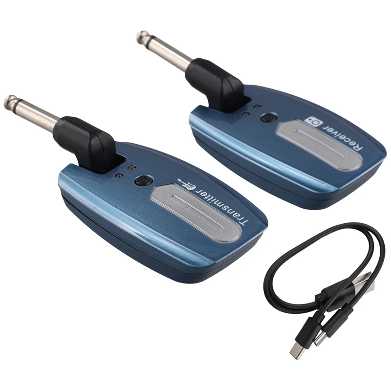 

B39B-Guitar Wireless System USB Rechargeable Wireless Guitar Transmitter Receiver Electric Guitar Bass Wireless System