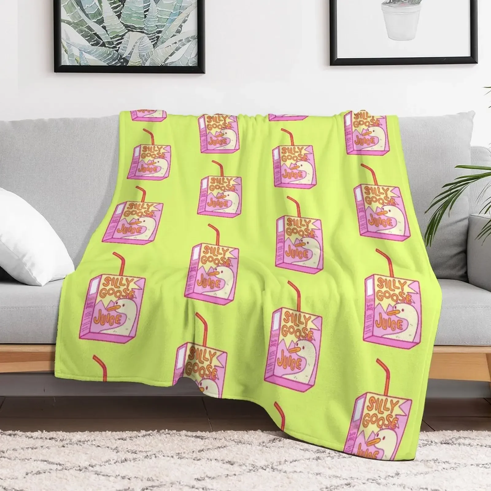 Silly Goose Juice Throw Blanket Giant Sofa warm winter Quilt Blankets