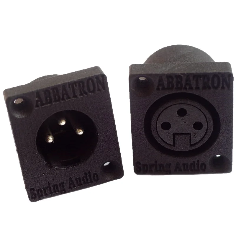 

ABBATRON трехжильный сбалансированный блок сигнала XLR Canon, бериллиевое серебро, мужской/женский блок. Сублимационные заготовки