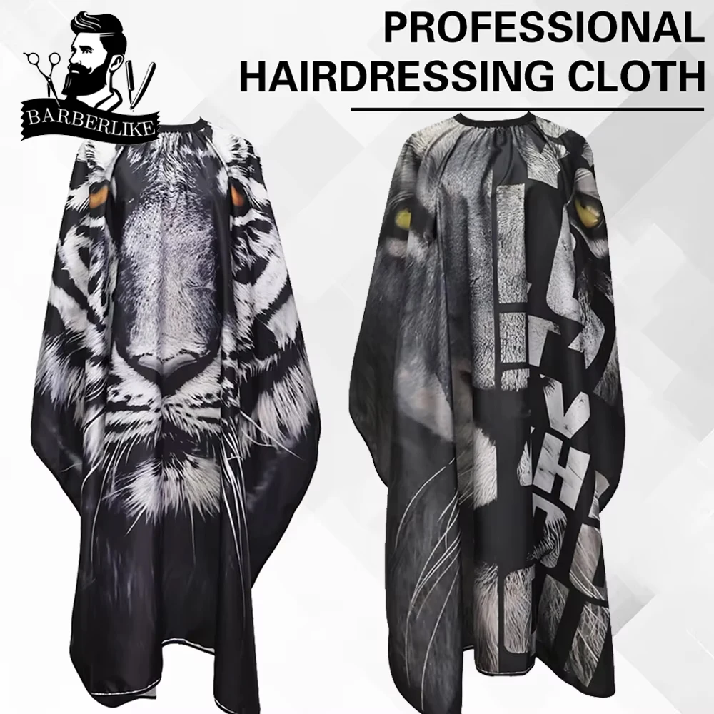 

Lion Hairdressing Cape for Hairstylist New Barber Capes Apron Salon Hair Dyed Clothes Barbershop Supplies