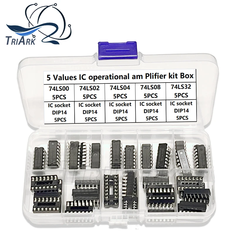 مجموعة متكاملة من الدوائر المتكاملة ، 74LS00 ، 74LS02 ، 74LS04 ، 74LS08 ، 74LS32 ، DIP-14