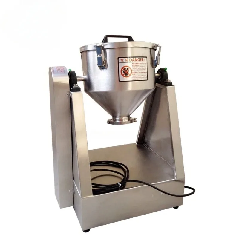 

100 Kg Dry Coffee Tea Washing Powder Drum Mixing Machine Double Cone Mixer Lab Blender Machines
