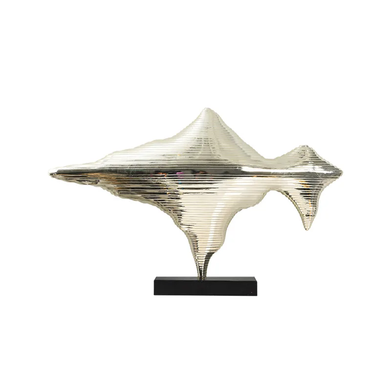 

Mountain view art home decoration living room hotel clubhouse front desk light luxury modern sculpture