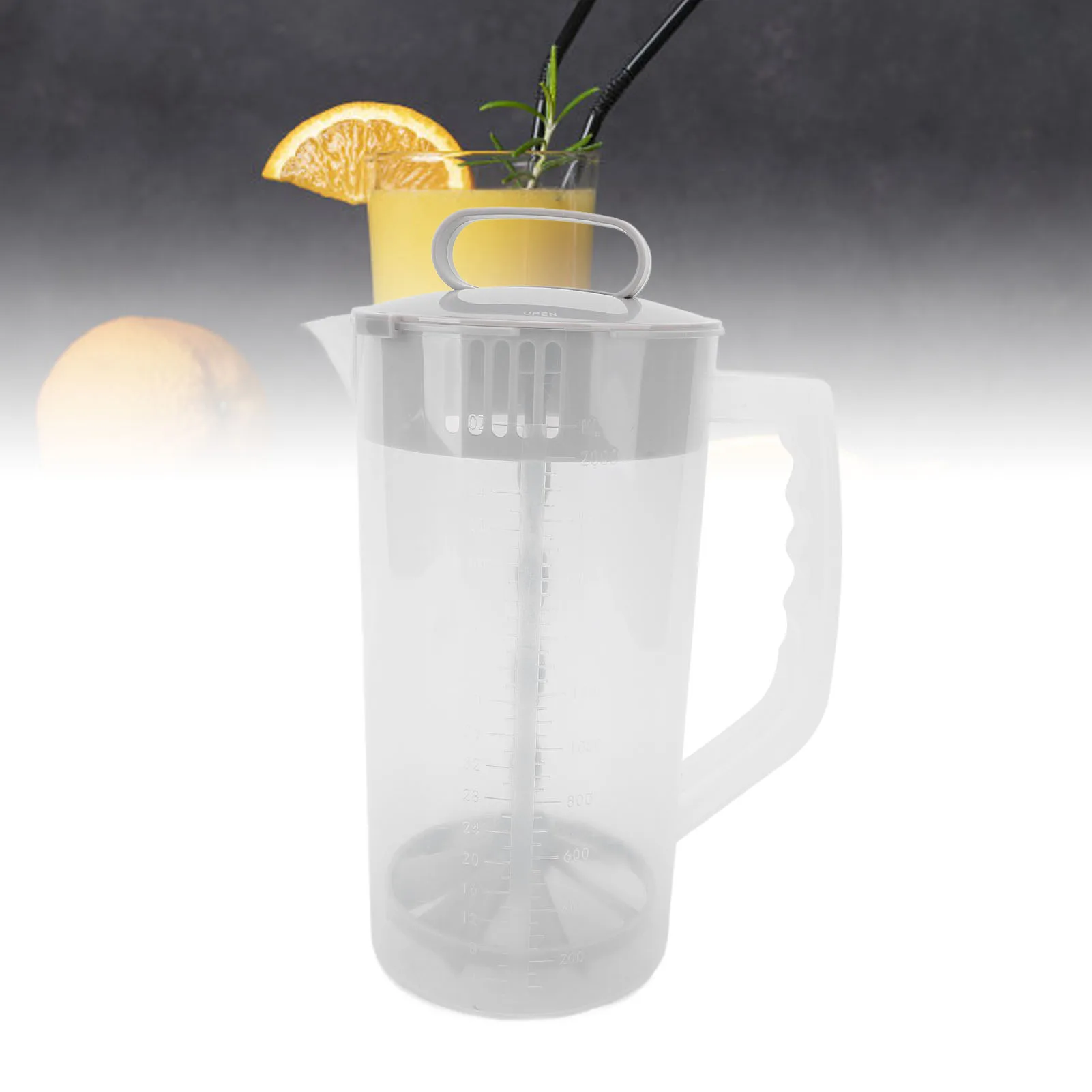 

New 2000ml Manual Breast Milk Storage Pot Multifunctional Breastmilk Pitcher Medium Capacity Convenient for Milk Tea Shop Fruit
