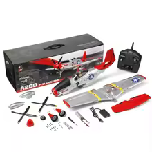 Xk A280 P-51 Mustang Ledlit 2.4Ghz Rc Airplane Rtf For Beginners