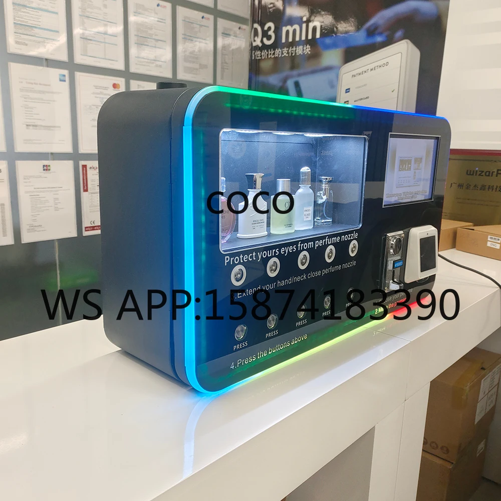 Wall Mounted Perfume Spraying Vending Machine, Intelligent Commercial Smart Fragrance Dispenser
