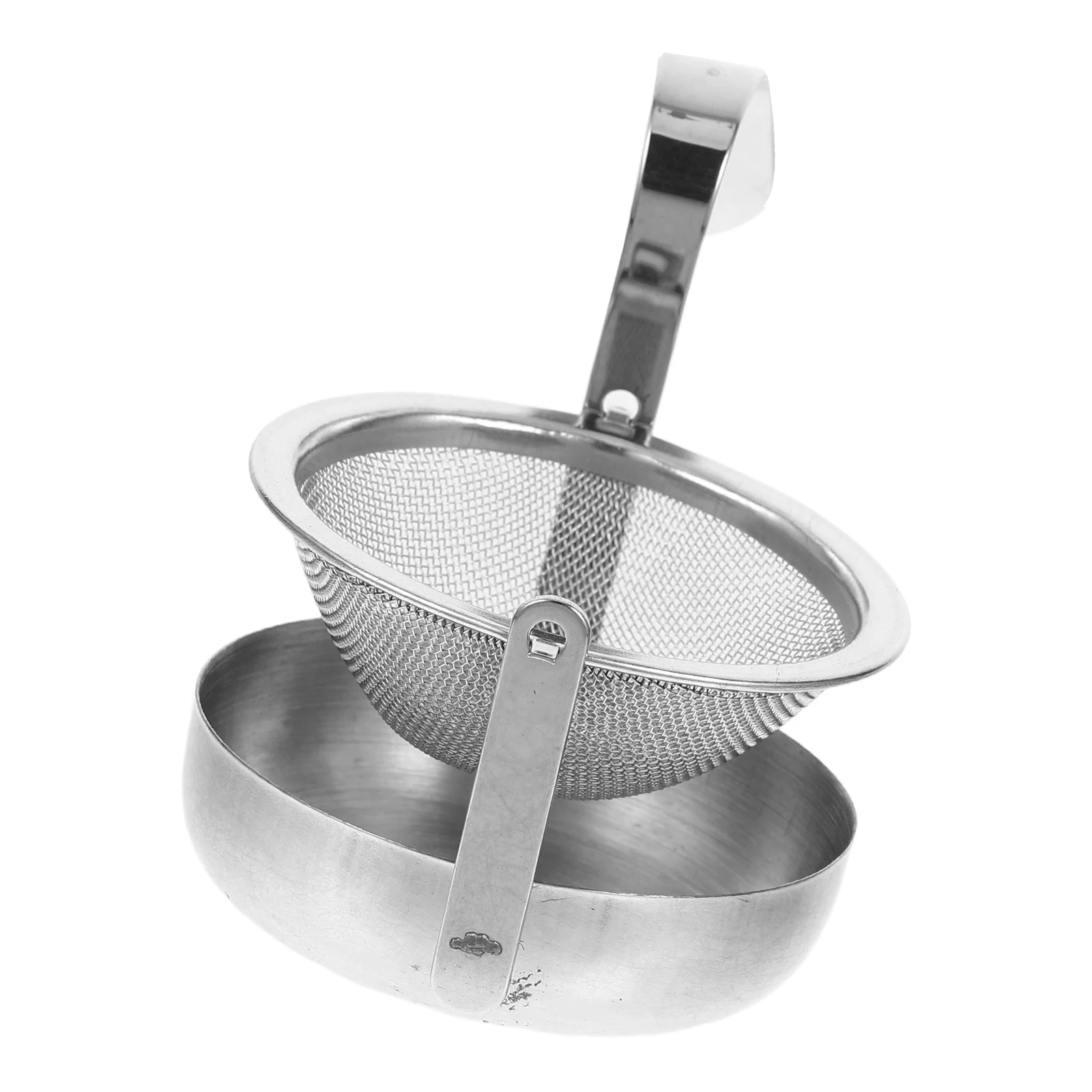 

1pc Tea Filter Strainer Fine Mesh for Teapot Silver Color Loose Leaf Infuser Kitchen Bar Accessories Healthy Mini Size