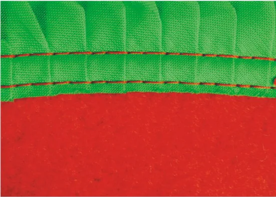 ماكينة خياطة صناعية ذات ثنيات غرزة متشابكة حديثًا لمتطلبات الأنماط GC562-09