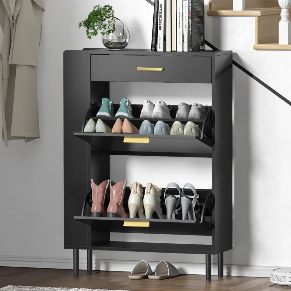 Scarpiera compatta con cassetti per appartamenti e ingressi