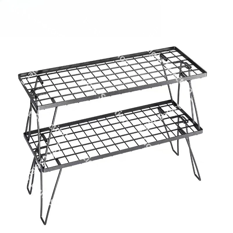 

Folding Mesh Table T-229 Camping Shelf BC Camping Equipment Overlapping Multi-purpose Table