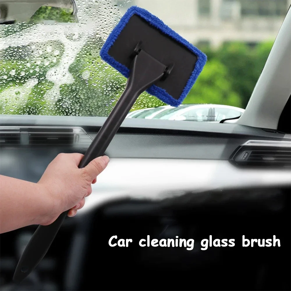 Car Front Windshield Defogging Brush Dust Removal Car Cleaning Tool Long Handle Household Glass Clean Brushes