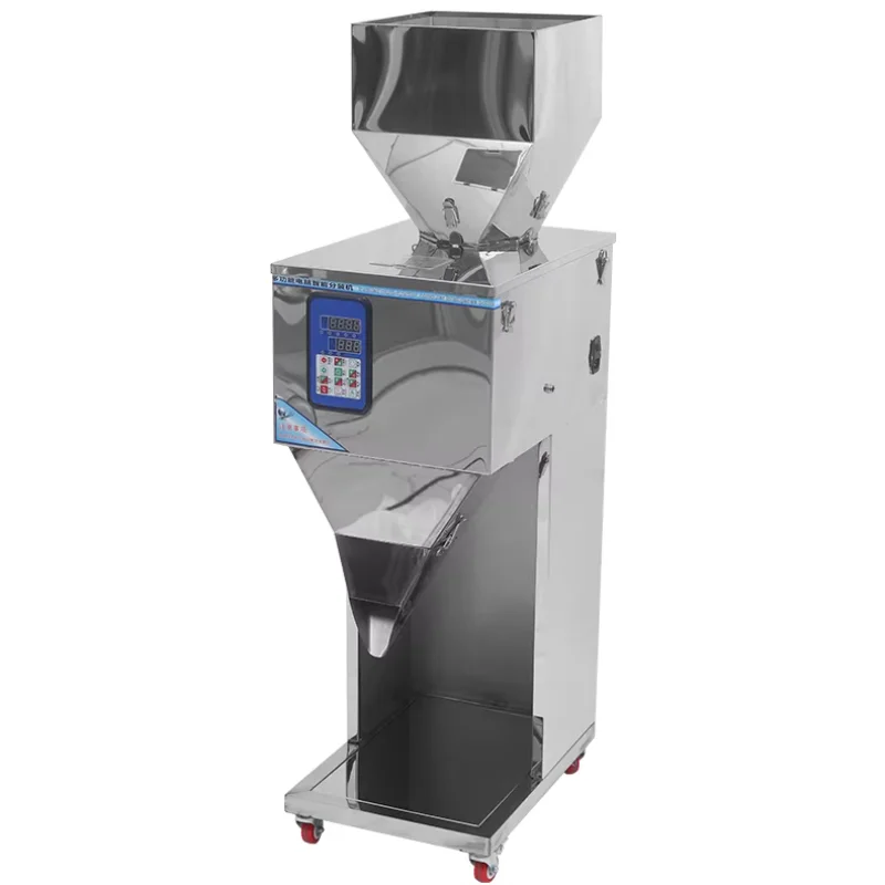 Semi Automatic Sugar Particle Pouch Packing Machine/Stainless Steel Talcum Powder Filling Machinery