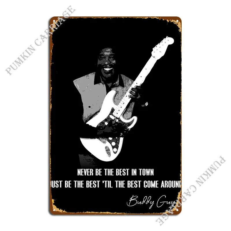 Buddy Guy Metal Signs Pub Decoration Wall Decor Classic Tin Sign Poster