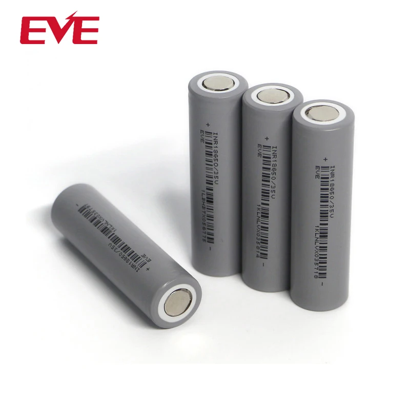 1-10pcs EVE 18650 Battery 3500mAh 35V Cylindrical Cell Lithium Batteries Consumer Electronics SUBMARINES Electric Folklifts