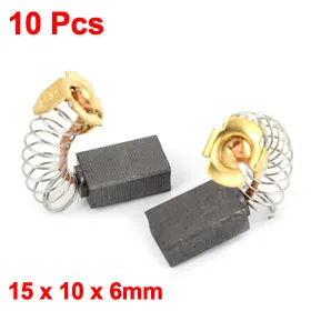 Motore elettrico a spazzola di carbone da 10 pezzi 15x10x6mm che sostituisce le spazzole di carbone per le parti di riparazione di ricambio dei motori elettrici