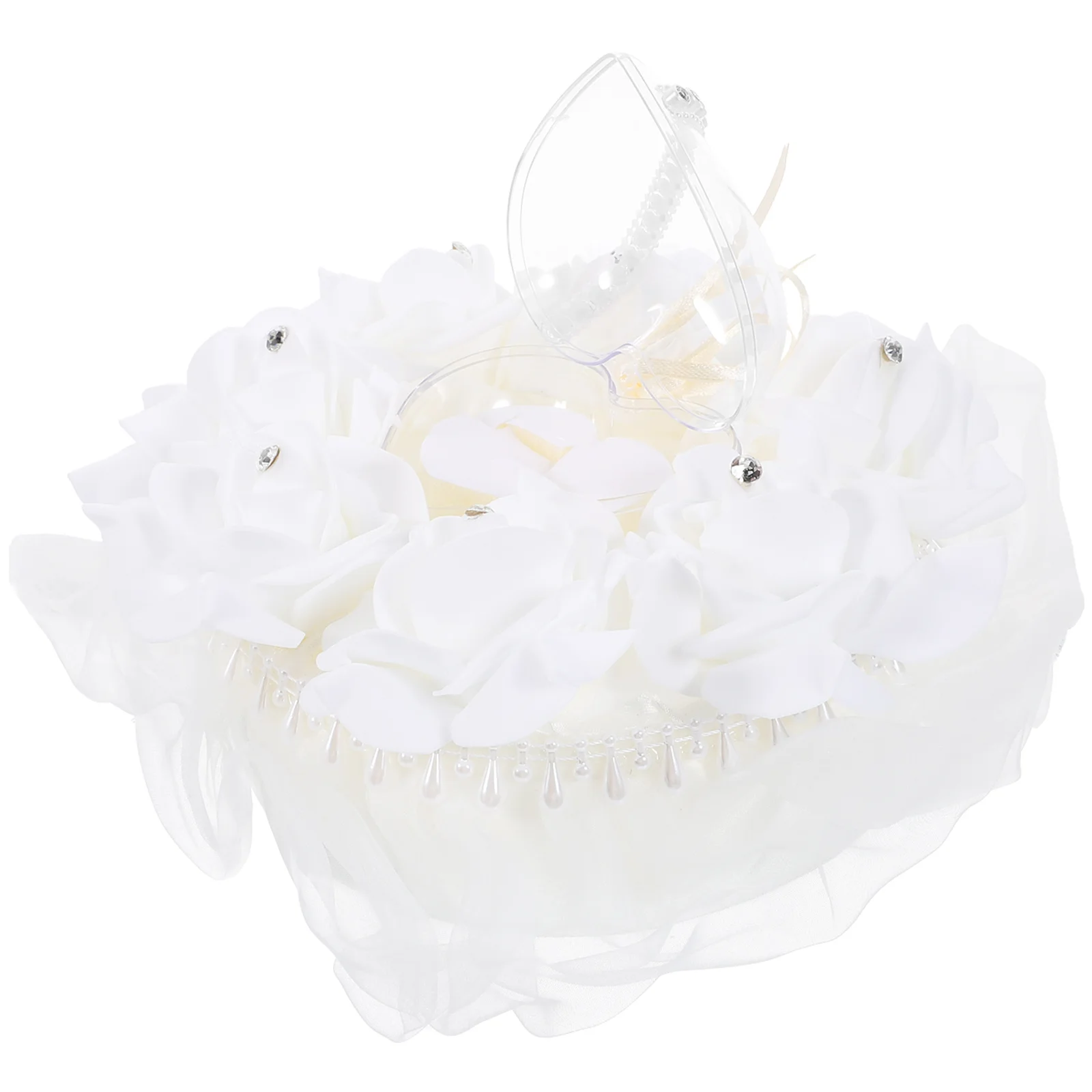 

Коробочка для кольца в форме розы, дизайн в форме сердца, элегантный футляр для предложения руки и сердца, для свадьбы, помолвки, демонстрации ювелирных изделий, для девичника