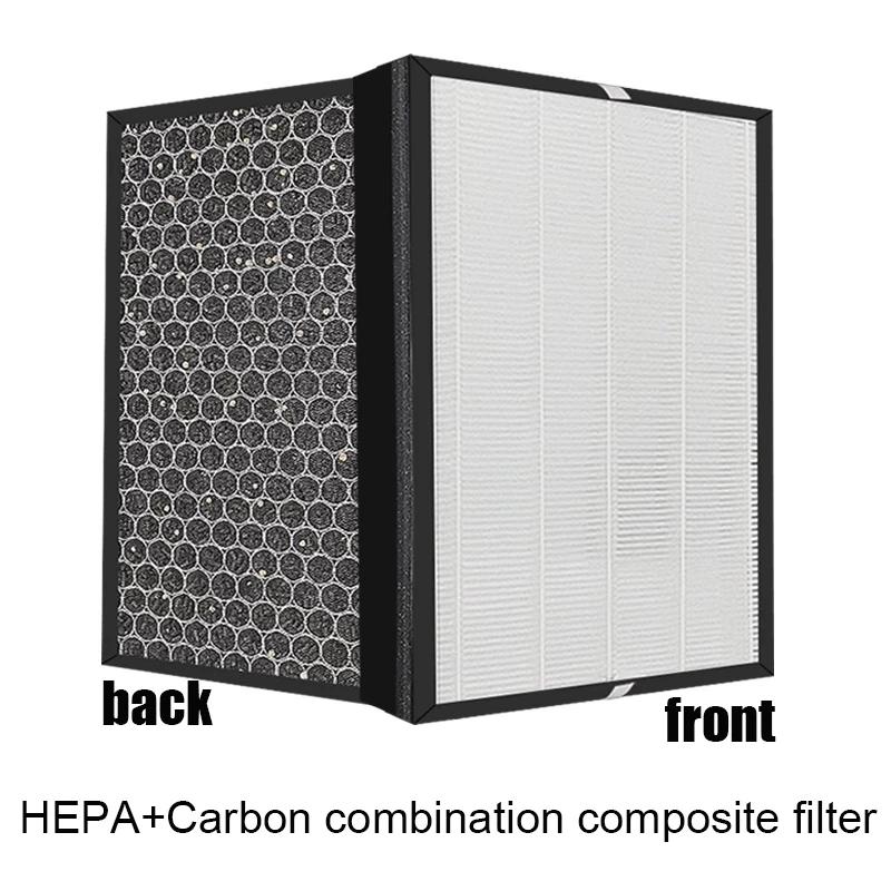 屋外用交換用hepaフィルター,活性炭複合空気清浄機用スペアフィルター243x311x35mm,ppar01bi