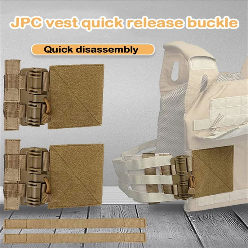 

Quick Removal Vest Buckle Set Durable Quick Release System Kit For JPC CPC NCP XPC 6094 420 Vest Accessories 2024 New