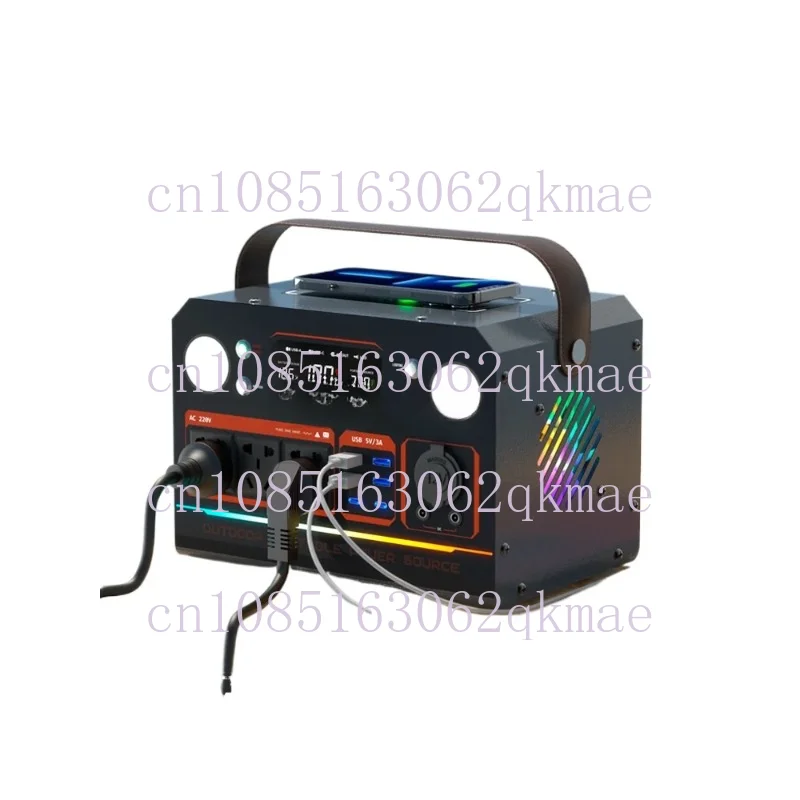 portable live streaming with socket, battery, computer, solar energy Mobile outdoor power supply 220V, large capacity