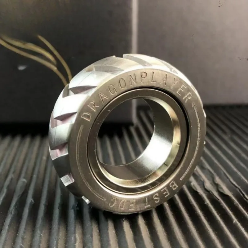 メカニック段落リング感覚玩具フィジェットタイヤメカニカルスライダー磁気プッシュカードプッシュプレート EDC 金属ストレスリリーフおもちゃ