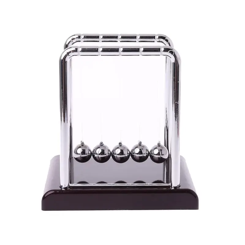 Cradle Steel Newton's Balance Ball Physics Science Pendulum Fun Desk Toy Gift