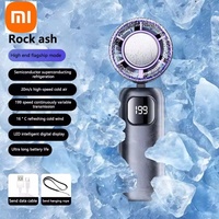 Xiaomi Summer Cooling Electric Fan Portable Turbo Fan Rechargeable Handheld Desktop Dual-Purpose Air Conditioner for Camping