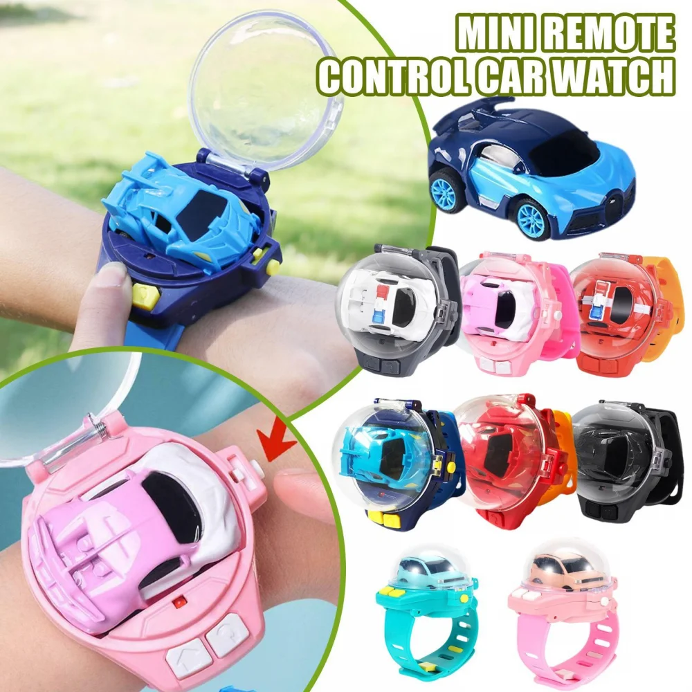 

Mini Electric Watch Car Racing 2.4G Remote Control Car Portable Vehicle Kids Toys Christmas Gifts Parent-child Interaction Game