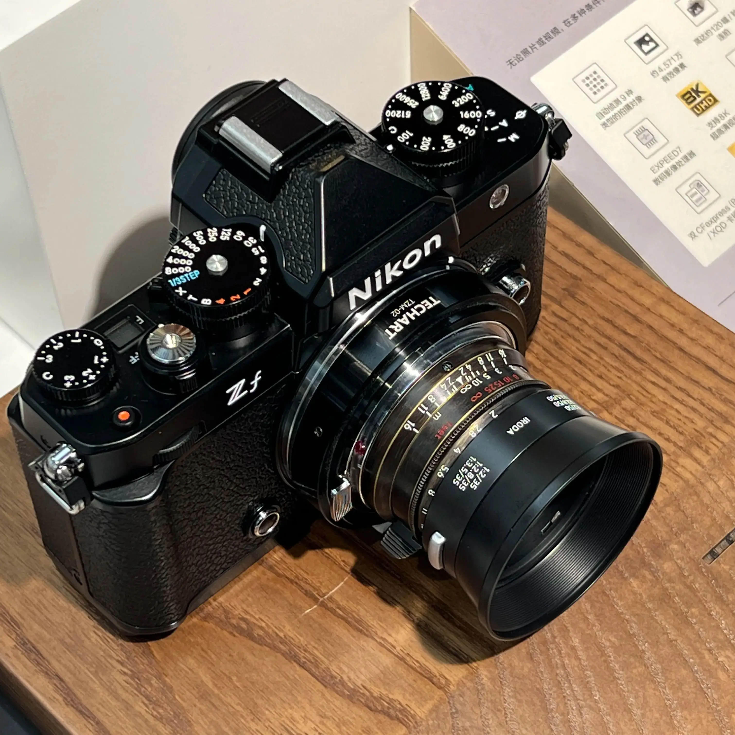 

Адаптер TECHART TZM-02 TZM-01 с автофокусом для объективов Leica M на камеры Nikon Z (ZF, ZR, Zfc, Z50, Z6, Z7II)