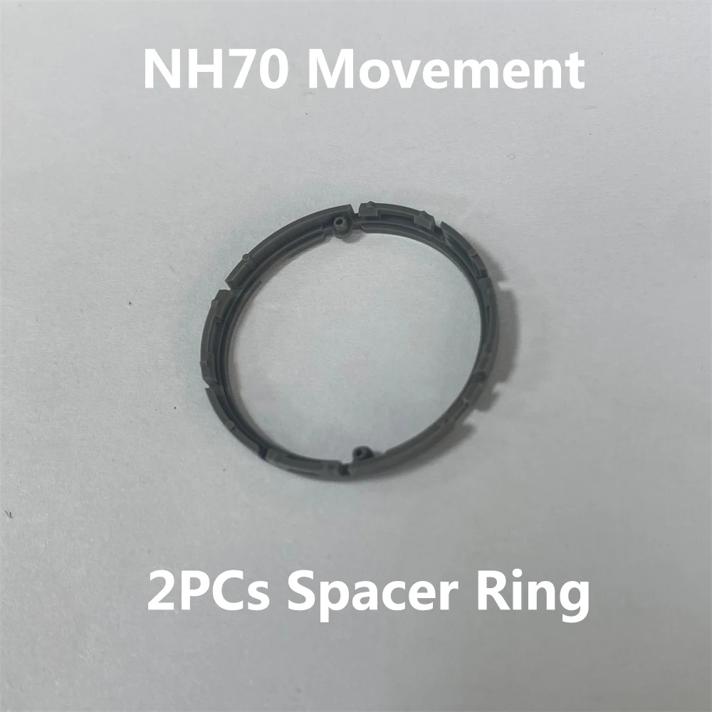 

2Pcs Replacement Spacer Ring for NH70 Movement Silicone Washer Rings Watch Movement Fixing Ring Inner Cover Repair Parts