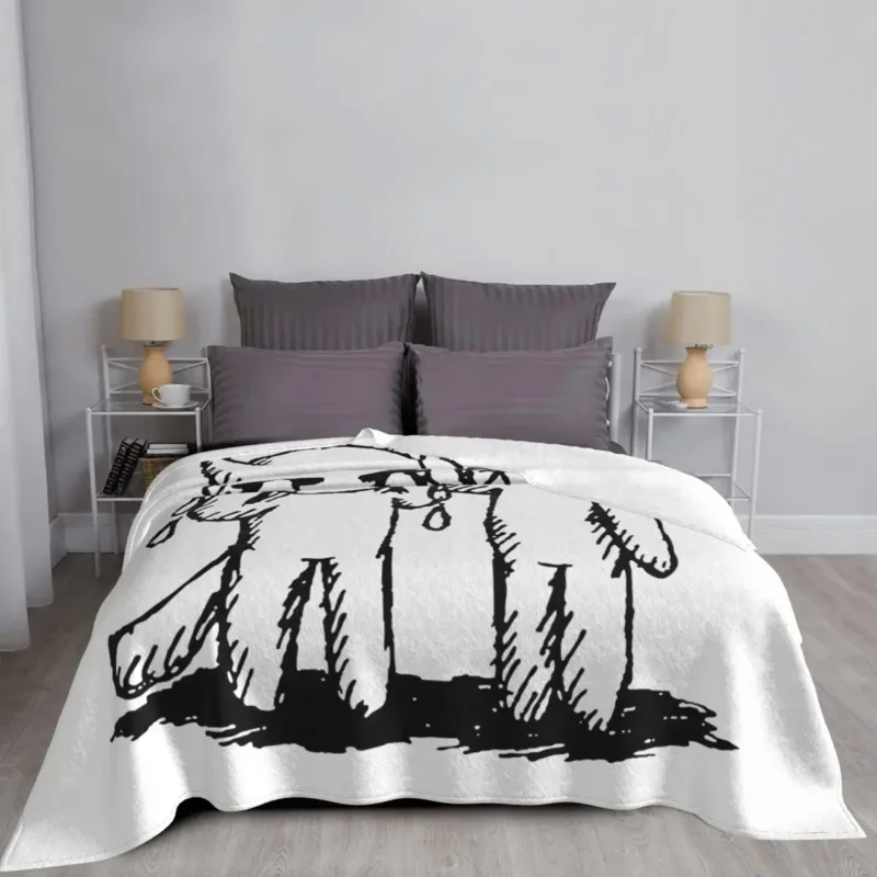 Best Radiohead Musikalben Velvet Decoration Music Albums Multifunction Warm Throw Blanket Home Bedroom Bedding Throws