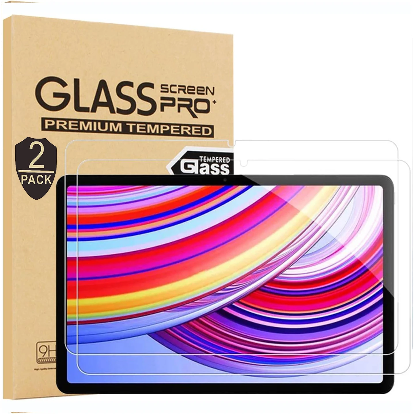 

2pcs 9H Tempered Glass For Xiaomi Redmi Pad Pro 12.1 inch 2024 Clear Screen Protector Anti Scratch Protective Film