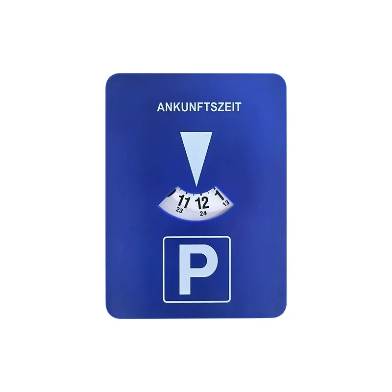 Kunststoff-Parkscheibe, Timer, tragbar, Parkzeit, Werkzeug, Lot, Uhr, Ankunft, Zeitanzeige für alle Fahrzeuge, praktisches Zubehör