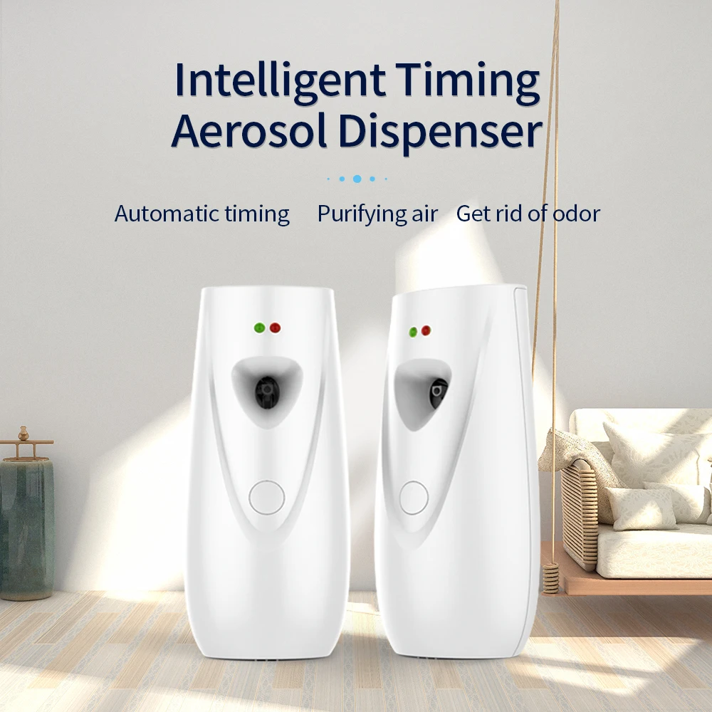 Aerosol Dispenser Air Freshener Fragrance Aerosol Spray Dispenser Car Household Wall-mounted Automatic Adjustable Aroma Diffuser