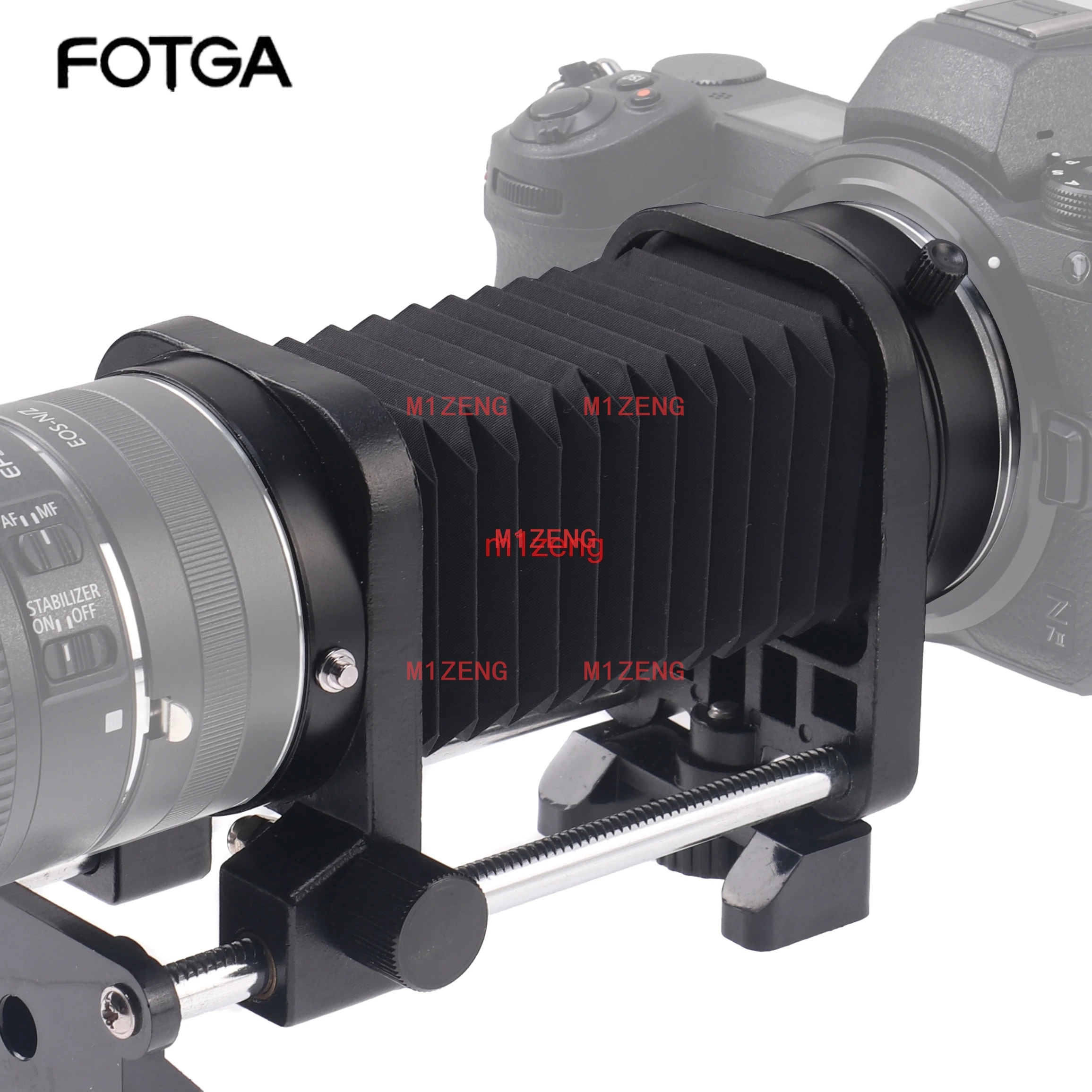 Dual-track close-up skin cavity Macro Extension Bellows for Nikon Z Mount Camera Zf zfc Z5 Z6 Z7 z8 z9 z30 Z50 Z6II Z7II z6iii