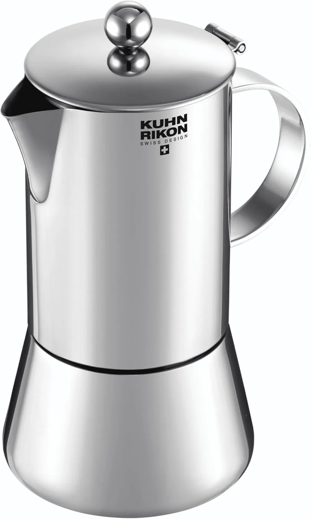 KUHN RIKON 38095 Cafetera Italiana Espresso Juliette Acero Inoxidable 0,5L 10 Tazas inducción, 0,5 litros