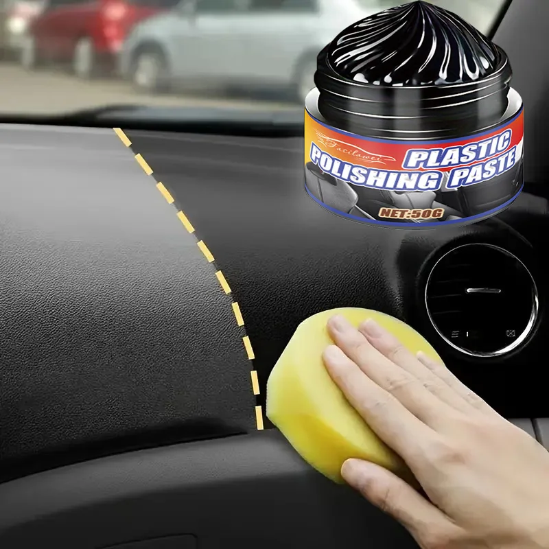 Automotive Interior Plastic Coating Polish Dashboard Wax Renewal Repair & Care Cream for Car Interior Finish