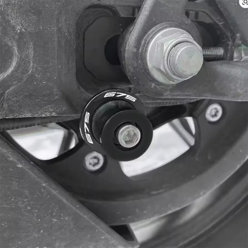 Para CFMOTO 675 SR-R CF MOTO 675SRR 675SR 675nk 675 NK 675 CF675Nk NK675 Motocicleta: Espirales, Deslizadores, Tornillos de Soporte y Brazo Oscilante M10