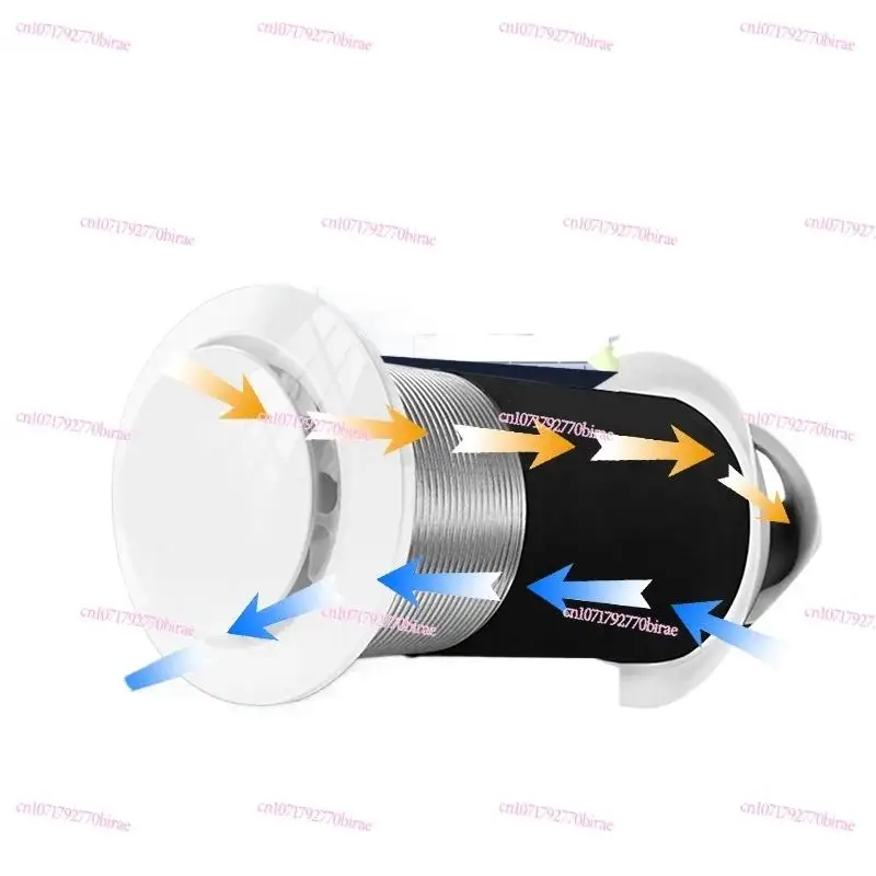Wall-mounted Fresh Fan Two-way Through-wall Integrated Purifier System Light Sound Smoke Exhaust Ventilation Fan