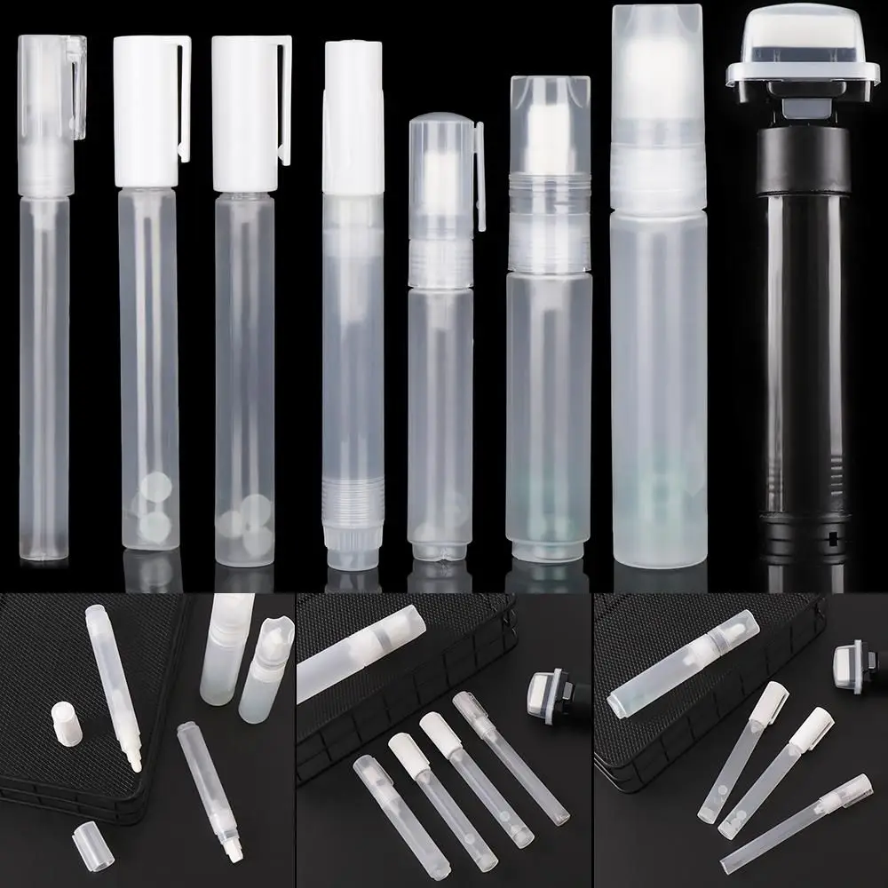 Repeatable Use Transparent Barrels Tube Liquid Chalk Marker Paint Pen Accessories Empty Rod Graffiti Pens