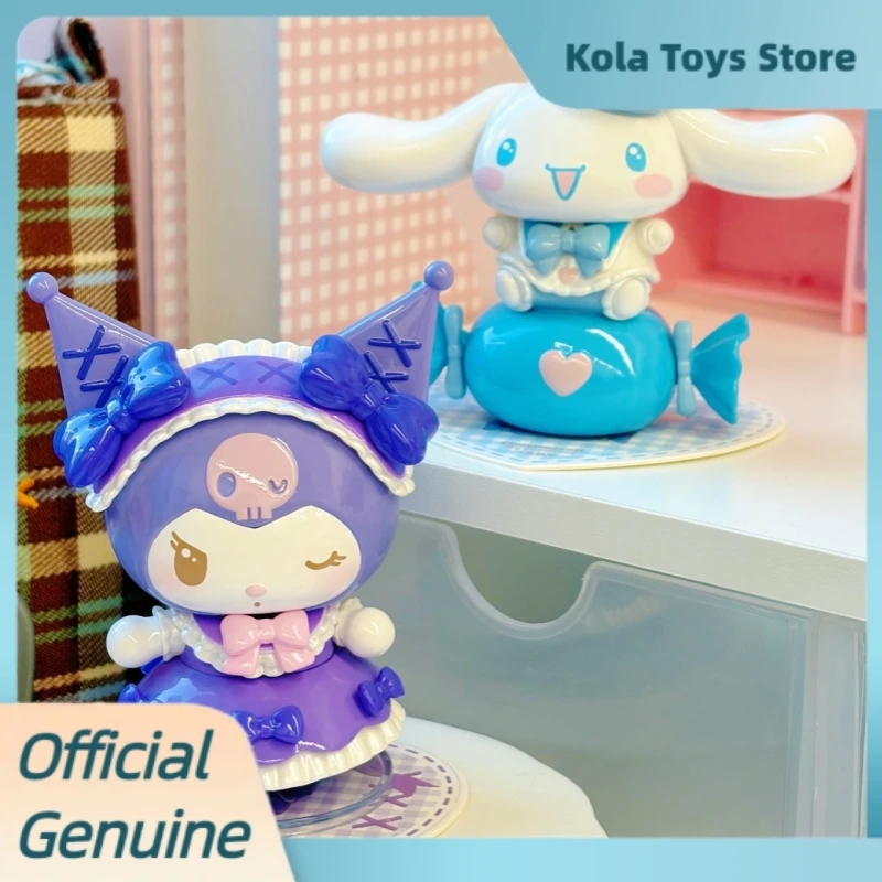 Oryginalne figurki Sanrio z serii Fantasy Fairytale w blind boxach, Kuromi Melody, urocze ozdoby na biurko, zabawki, figurki w mystery boxach, prezenty.