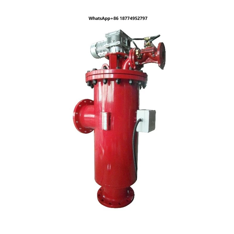 AIGER A600 Steel PLC Motor Core Automatic Water Filter Screen Strainer for Industrial and Agriculture Irrigation