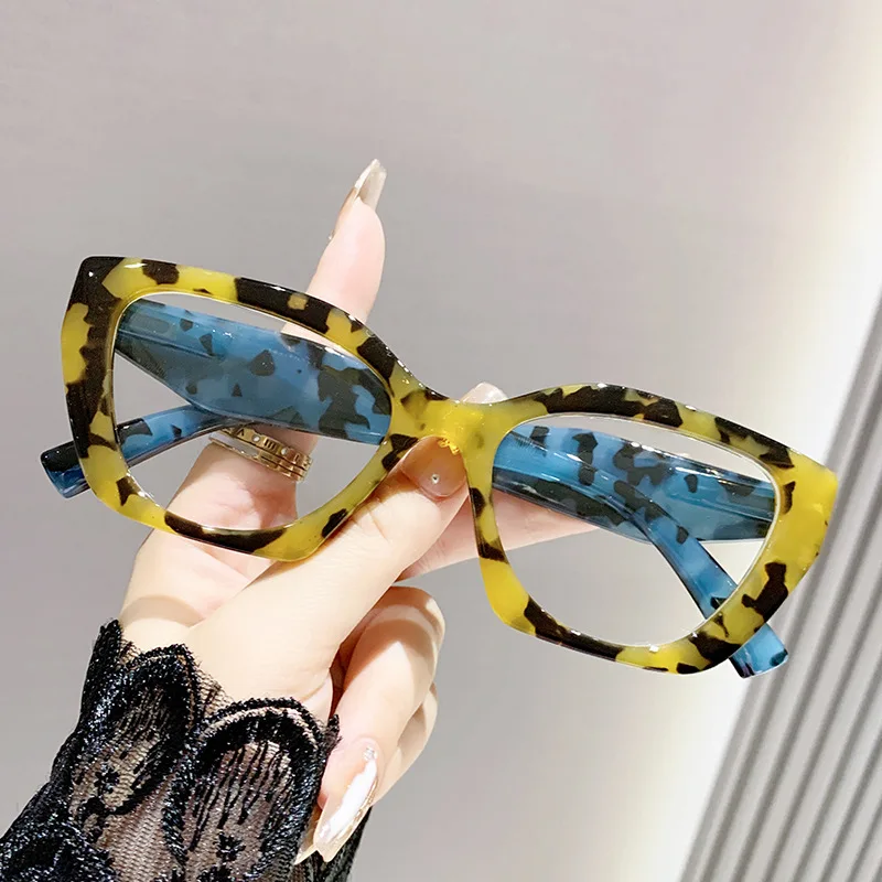 Retro Reading Glasses with Blue Light Protection for Woman Large Frames Presbyopia Glasses Ladies Vintage Hyperopia Glasses