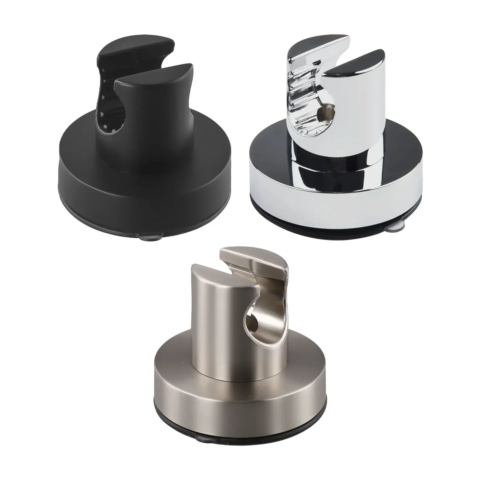 Shower Head Holder Powerful Suction Cup Shower Seat Chuck Holder Universal Sucker Shower Head Bracket For Bathroom Accessories